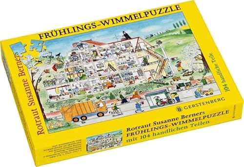 Frühlings-Wimmelpuzzle: Motiv Haus, 104 Teile Frühlings-Wimmelpuzzle: Motiv Haus, 104 Teile