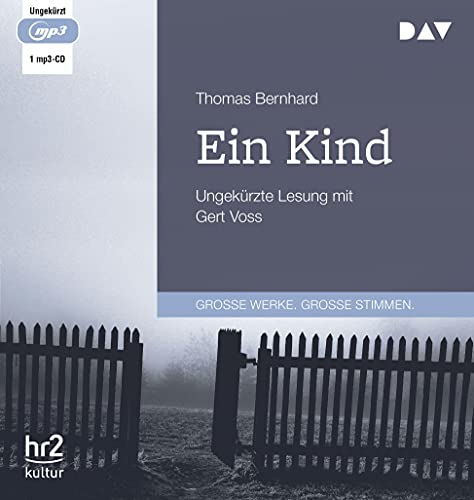 Ein Kind: Ungekürzte Lesung mit Gert Voss (1 mp3-CD) von Der Audio Verlag