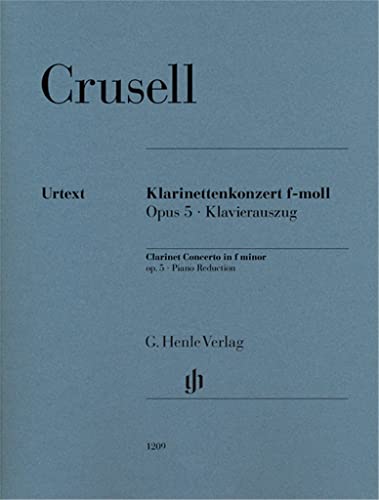 Klarinettenkonzert f-moll op. 5: Klavierauszug (G. Henle Urtext-Ausgabe) von Henle, G. Verlag