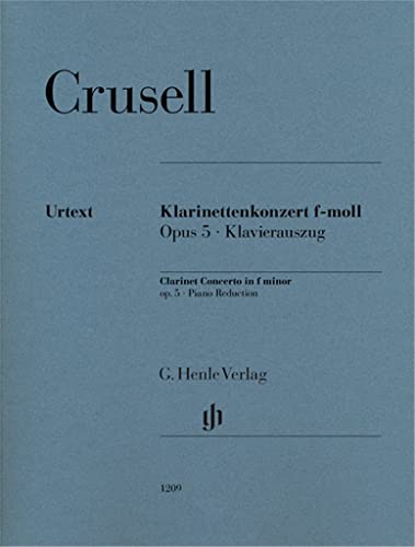 Klarinettenkonzert f-moll op. 5: Klavierauszug (G. Henle Urtext-Ausgabe)