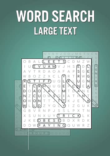 Word Search Large Text: Puzzle Book with 200 Grids and Solutions Word Search Large Text: Puzzle Book with 200 Grids and Solutions von Independently published