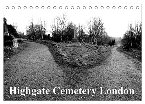 Highgate Cemetery London (Tischkalender 2024 DIN A5 quer), CALVENDO Monatskalender