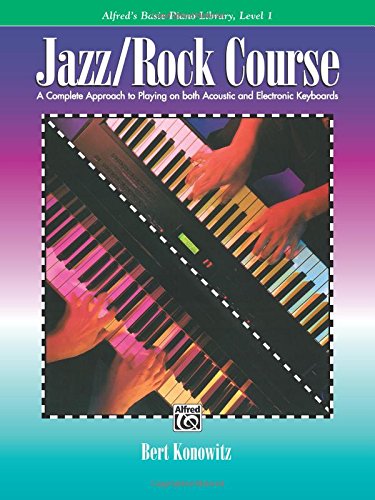Alfred's Basic Jazz/Rock Course Lesson Book: Level 1 (Alfred's Basic Piano Library)