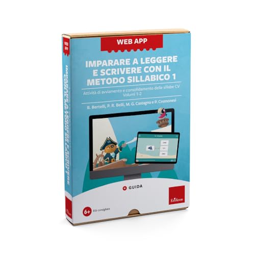 Imparare a leggere e scrivere con il metodo sillabico 1. Web app. Con software. Attività di avviamento e consolidamento delle sillabe CV (Vol. 1-2) (Software didattico) von Erickson