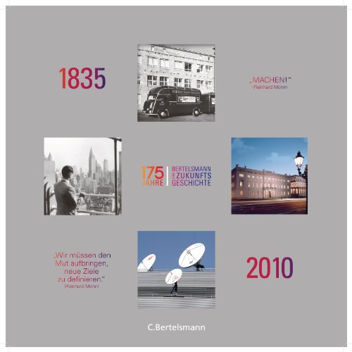 175 Jahre Bertelsmann - Eine Zukunftsgeschichte von C.Bertelsmann Verlag