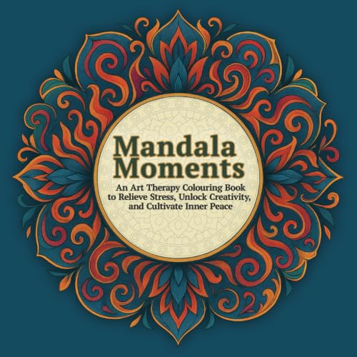 Mandala Moments: An Art Therapy Colouring Book for Adults to Relieve Stress, Unlock Creativity, and Cultivate Inner Peace von Independently published