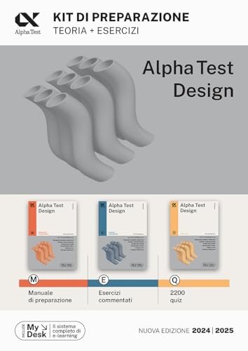 Alpha Test. Design. Kit di preparazione (TestUniversitari)