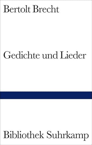 Gedichte und Lieder von Suhrkamp