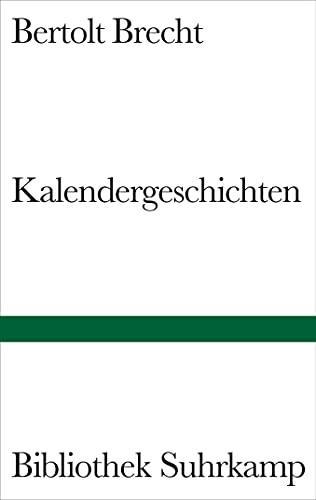 Kalendergeschichten (Bibliothek Suhrkamp)
