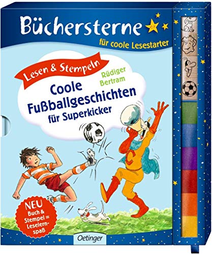 Lesen & Stempeln. Coole Fußballgeschichten für Superkicker: Büchersterne. 1./2. Klasse
