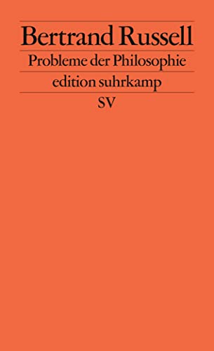 Probleme der Philosophie (edition suhrkamp) von Suhrkamp Verlag AG