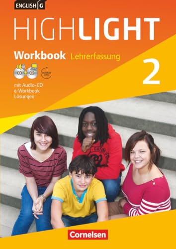 English G Highlight|NULL|Hauptschule|Band 2: 6. Schuljahr|NULL|NULL|Workbook mit Audio-CD, Audios online und CD-ROM (e-Workbook) - Lehrkräftefassung|NULL von Cornelsen Verlag