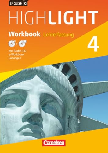 English G Highlight|NULL|Hauptschule|Band 4: 8. Schuljahr|NULL|NULL|Workbook mit Audio-CD und CD-ROM (e-Workbook)- Lehrkräftefassung|NULL von Cornelsen Verlag