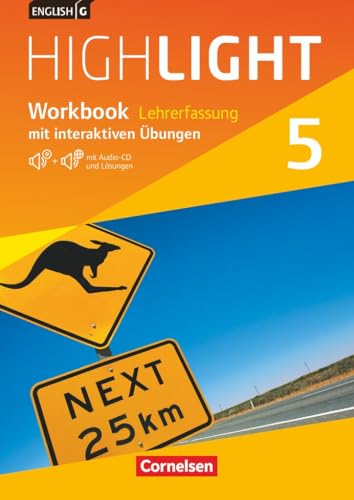 English G Highlight|NULL|Hauptschule|Band 5: 9. Schuljahr|NULL|NULL|Workbook mit interaktiven Übungen online - Lehrkräftefassung|Mit Audio-CD English G Highlight|NULL|Hauptschule|Band 5: 9. Schuljahr|NULL|NULL|Workbook mit interaktiven Übungen online - Lehrkräftefassung|Mit Audio-CD von Cornelsen Verlag