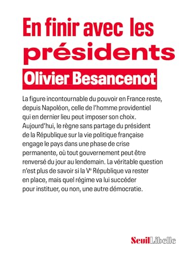 En finir avec les présidents von SEUIL