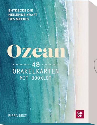Ozean: 48 Orakelkarten mit Booklet | Kartendeck mit Buch mit genauer Erklärung | Entdecke mit kraftvollen Fotos und Botschaften die heilende Kraft des Meeres von Groh