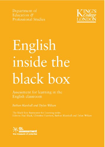 English Inside the Black Box von GL Assessment