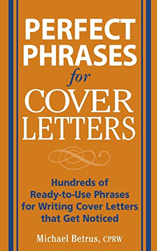 Perfect Phrases for Cover Letters (Perfect Phrases Series) von McGraw-Hill Education