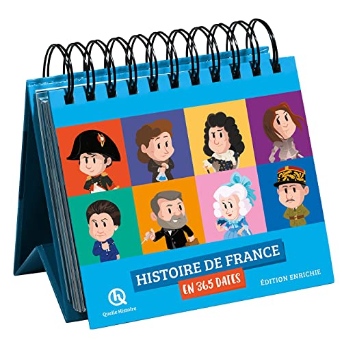 Calendrier Quelle histoire ! 365 personnages de l'histoire de France von PLAY BAC