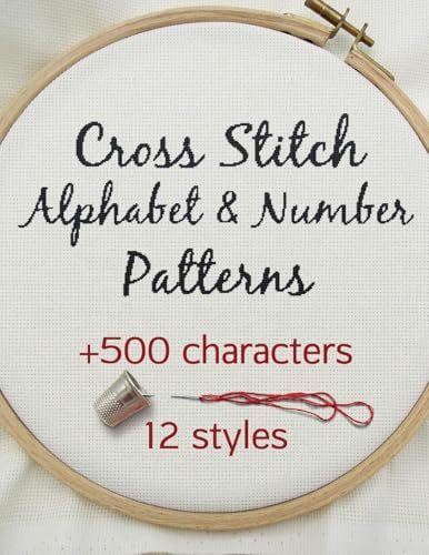 Cross Stitch Alphabet & Number Patterns von Artsy Betsy