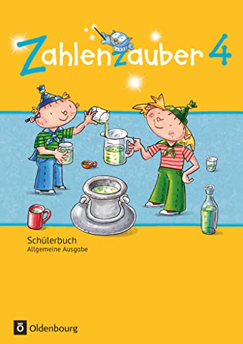 Zahlenzauber - Mathematik für Grundschulen - Allgemeine Ausgabe 2016 - 4. Schuljahr: Schulbuch mit Kartonbeilagen