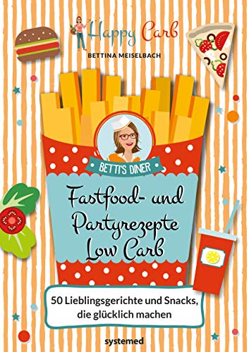 Happy Carb: Fastfood- und Partyrezepte Low Carb: 50 Lieblingsgerichte und Snacks, die glücklich machen