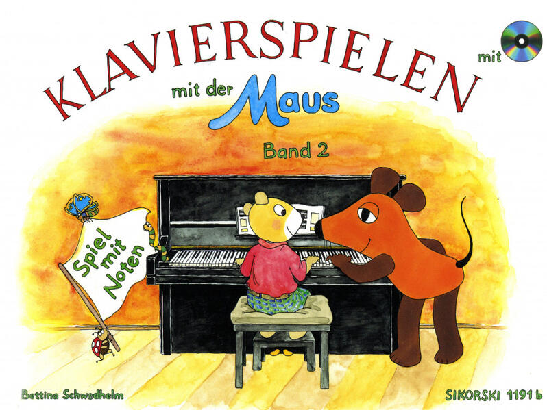 Klavierspielen mit der Maus Band 2. Spiel mit Noten. von Sikorski Hans