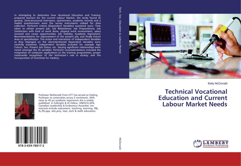 Technical Vocational Education and Current Labour Market Needs von LAP LAMBERT Academic Publishing