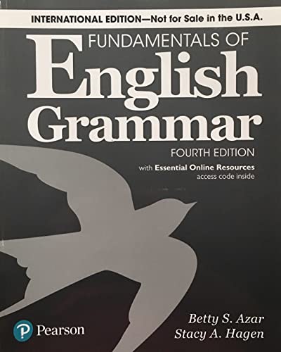 Fundamentals of English Grammar 4e Student Book with Essential Online Resources, International Edition von Pearson