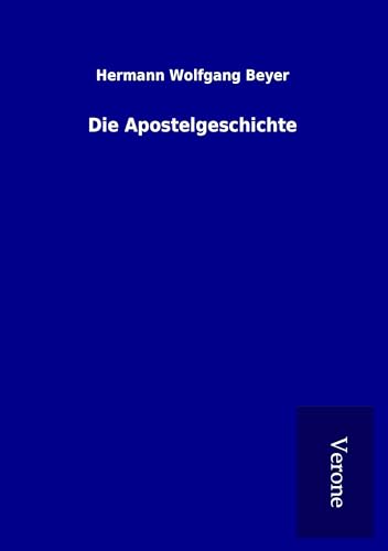 Die Apostelgeschichte von TP Verone Publishing