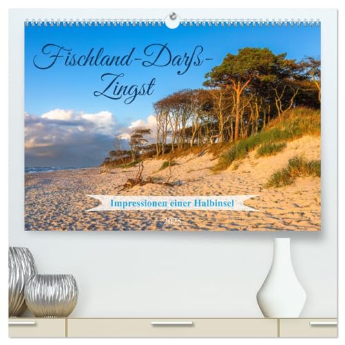 Fischland-Darß-Zingst 2025 Impressionen einer Halbinsel (hochwertiger Premium Wandkalender 2025 DIN A2 quer), Kunstdruck in Hochglanz von CALVENDO