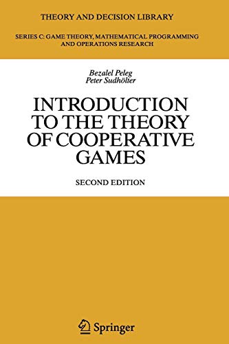 Introduction to the Theory of Cooperative Games (Theory and Decision Library C, Band 34) von Springer