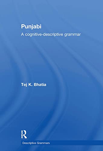Punjabi (Descriptive Grammars): A Cognitive-Descriptive Grammar