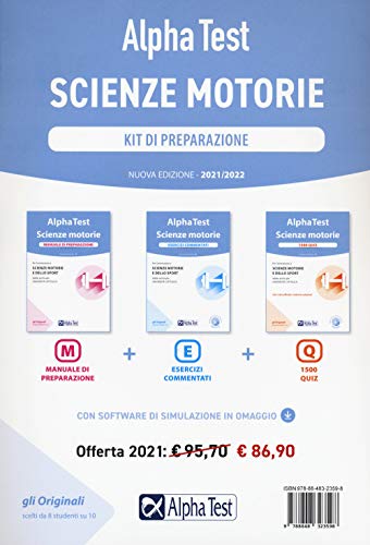 Alpha Test. Scienze motorie. Kit di preparazione. Con software di simulazione (TestUniversitari)