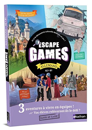 Pochette Escape games Allemand A2>B1 - 2022 von NATHAN