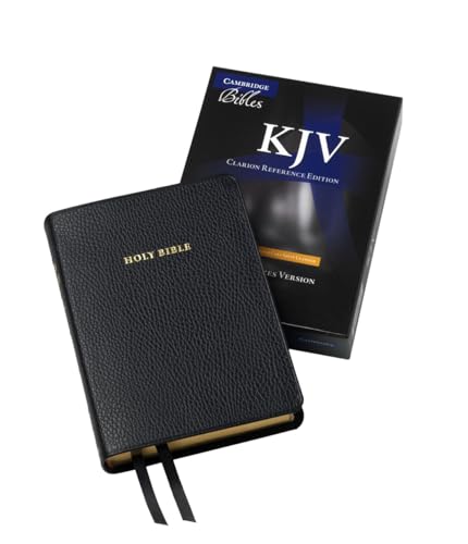 KJV Clarion Reference Edition KJ483:X Black Calf Split Leather: King James Version, Black, Calfskin, Single Column Split Reference Bible KJV Clarion Reference Edition KJ483:X Black Calf Split Leather: King James Version, Black, Calfskin, Single Column Split Reference Bible