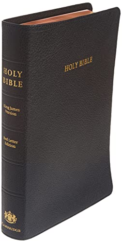 KJV Concord Reference Bible, Black Edge-Lined Goatskin Leather, Red Letter Text KJ566:XRE Black Goatskin Leather RCD266: King James Version, Concord Reference, Black Leather