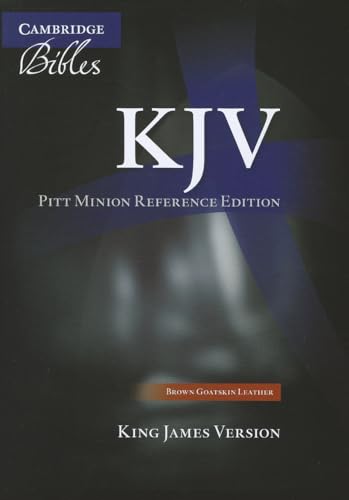 KJV Pitt Minion Reference Edition KJ446:X brown goatskin KJV Pitt Minion Reference Edition KJ446:X brown goatskin