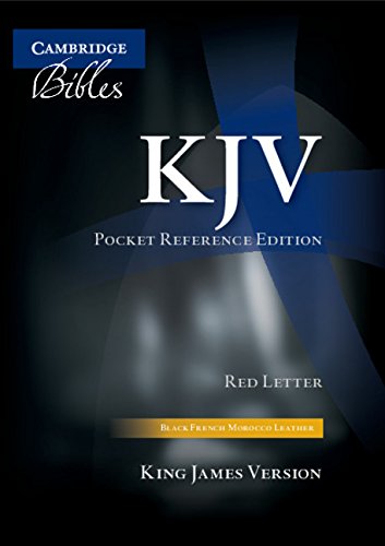 KJV Pocket Reference Bible, Black French Morocco Leather, Red-letter Text, KJ243:XR KJV Pocket Reference Bible, Black French Morocco Leather, Red-letter Text, KJ243:XR