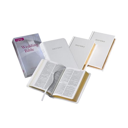 KJV Wedding Bible KJ12W white Imitation Leather: King James Version, White, Faux Leather, Gold Page Edges, Wedding Bible KJV Wedding Bible KJ12W white Imitation Leather: King James Version, White, Faux Leather, Gold Page Edges, Wedding Bible