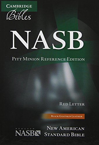 NASB Pitt Minion Reference Edition Bible (Black Goatskin Leather)
