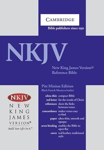 NKJV Pitt Minion Reference Edition NK446:XR black goatskin leather: New King James Version, Black, Goatskin Leather, Pitt Minion Reference Edition NKJV Pitt Minion Reference Edition NK446:XR black goatskin leather: New King James Version, Black, Goatskin Leather, Pitt Minion Reference Edition