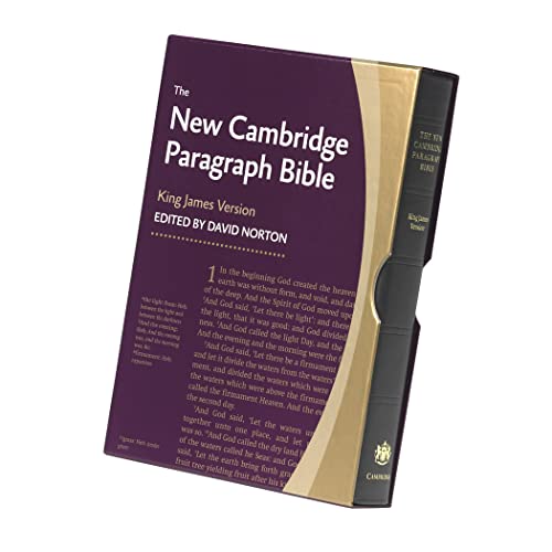 New Cambridge Paragraph Bible KJ595:T Black Calfskin: Black Calfskin, Personal Size New Cambridge Paragraph Bible KJ595:T Black Calfskin: Black Calfskin, Personal Size