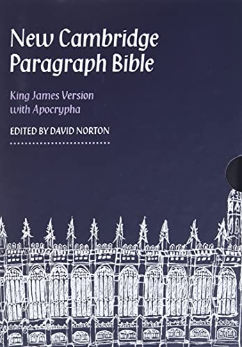 New Cambridge Paragraph Bible with Apocrypha KJ595:TA Black Calfskin: Black Calfskin Leather von Cambridge University Press