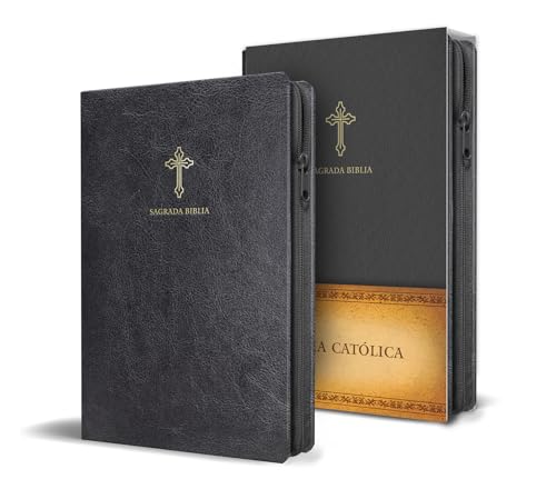 Biblia Católica en español. Símil piel negro, con cremallera, tamaño compacto / Catholic Bible. Spanish-Language, Leathersoft, Black, Zipper Compact Biblia Católica en español. Símil piel negro, con cremallera, tamaño compacto / Catholic Bible. Spanish-Language, Leathersoft, Black, Zipper Compact von Origen