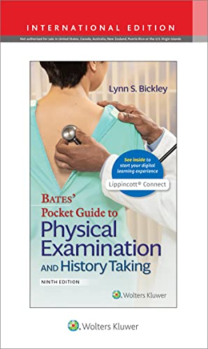 Bates' Pocket Guide to Physical Examination and History Taking (Lippincott Connect) von Lippincott Williams&Wilki