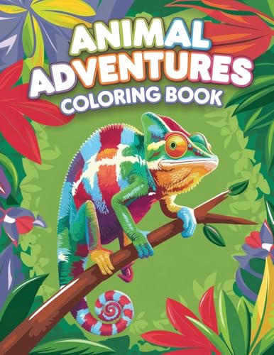 Animal Adventure Coloring Book for Teens: Activity Book for Kids, Number Tracing & Learning Activity Book Animal Adventure Coloring Book for Teens: Activity Book for Kids, Number Tracing & Learning Activity Book von Laura Bidden