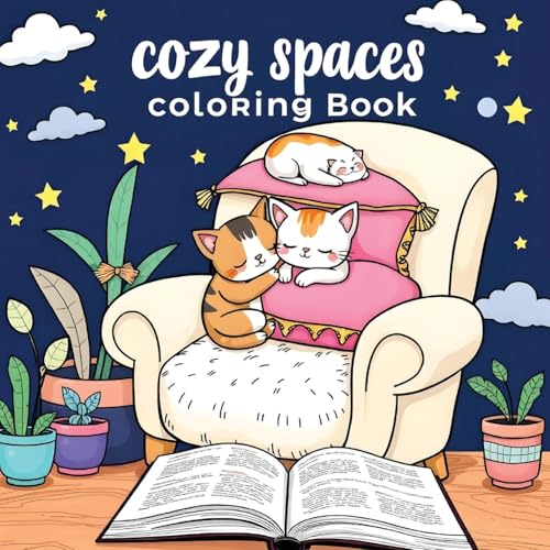 Bold and Easy Cozy Spaces Relaxing Coloring Books: Coloring Book for Adults ( Large Print ) von Laura Bidden