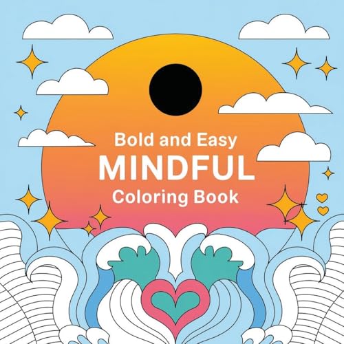 Bold and Easy Mindful Pattern Coloring Book: Coloring Book for Adults ( Large Print ) von Laura Bidden