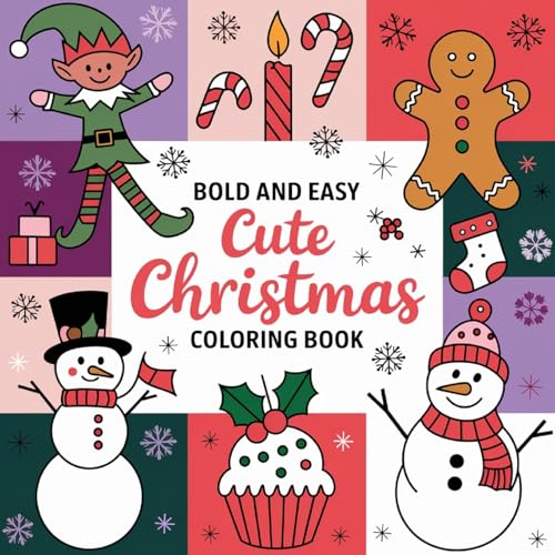 Bold & Easy Coloring Books for Christmas: Christmas Books, Activity Book for Christmas, Simple Coloring Book for Christmas - Large Print Bold & Easy Coloring Books for Christmas: Christmas Books, Activity Book for Christmas, Simple Coloring Book for Christmas - Large Print von Laura Bidden